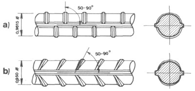 Rebra rebraste armature