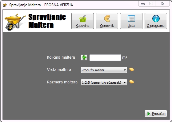 Spravljanje Maltera 1.15