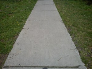 Dobro urađen trotoar