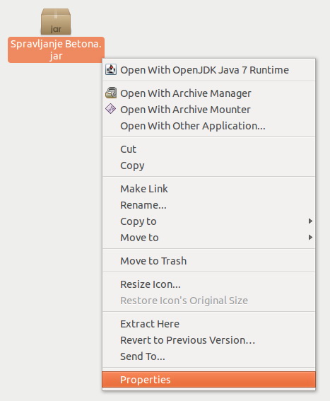 Podešavanje programa