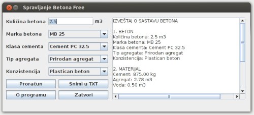Spravljanje Betona Free